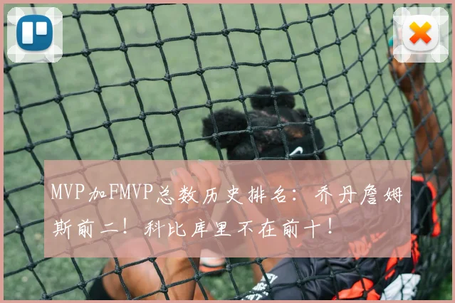MVP加FMVP总数历史排名：乔丹詹姆斯前二！科比库里不在前十！