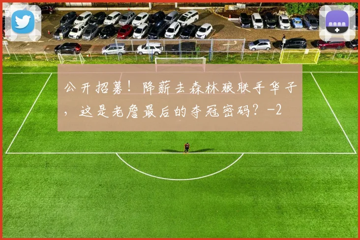 公开招募！降薪去森林狼联手华子，这是老詹最后的夺冠密码？